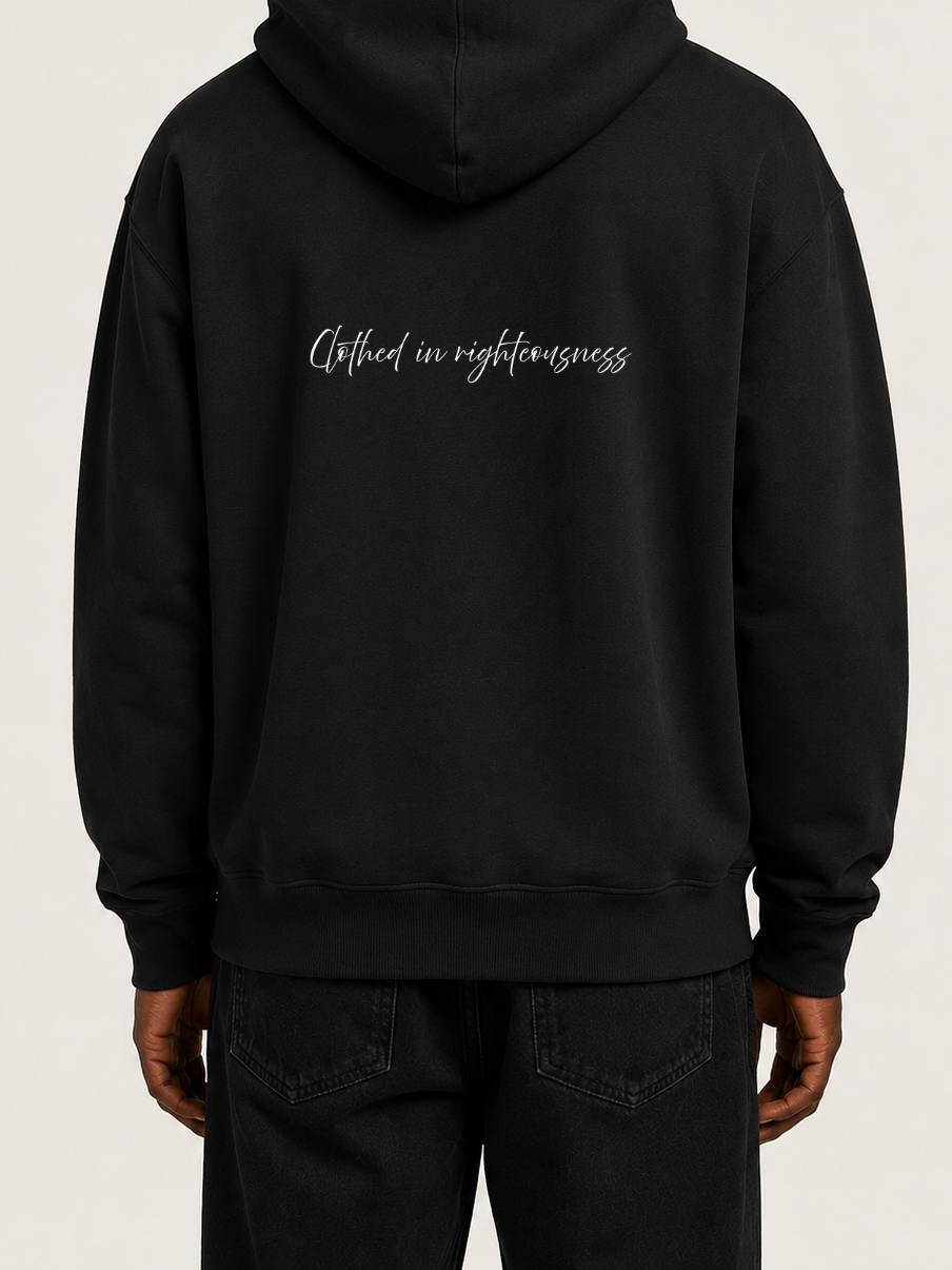 Clothed in righteousness Hoodie black